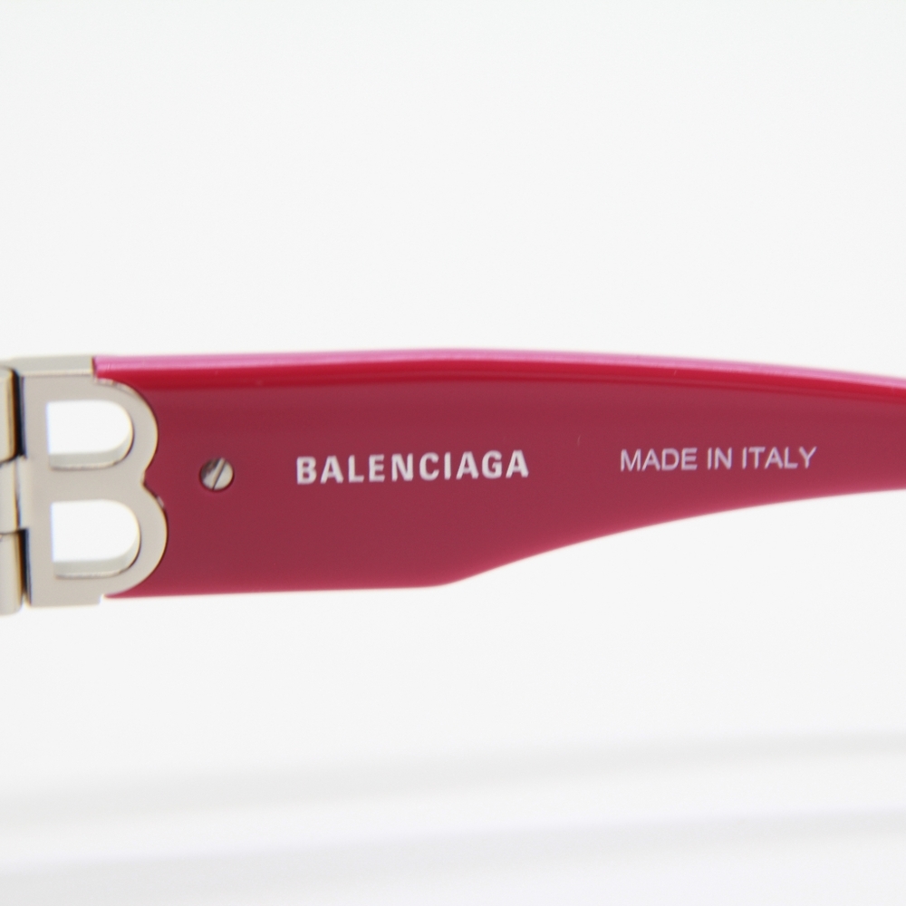 NEW BALENCIAGA SUNGLASSES BB0095S 017 PINK UNISEX  EYEWEAR - Picture 10 of 11